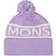 Mons Royale McCloud Pom Pom Merino Beanie-Thistle / White-aussieskier.com