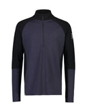 Mons Royale Mens Olympus 3.0 Half Zip Base Layer-Small-Black / 9 Iron-aussieskier.com
