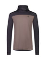 Mons Royale Mens Yotei Powder Hood Long Sleeve Base Layer-Small-Iron / Shale-aussieskier.com