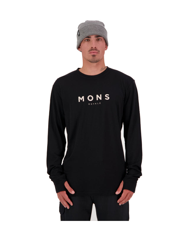 Mons Royale Mens Yotei Tech Long Sleeve Base Layer-aussieskier.com