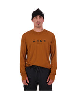 Mons Royale Mens Yotei Tech Long Sleeve Base Layer-aussieskier.com