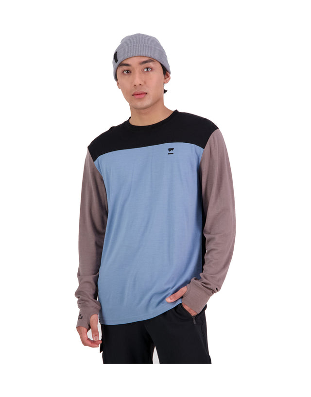 Mons Royale Mens Yotei Tech Long Sleeve Base Layer-aussieskier.com