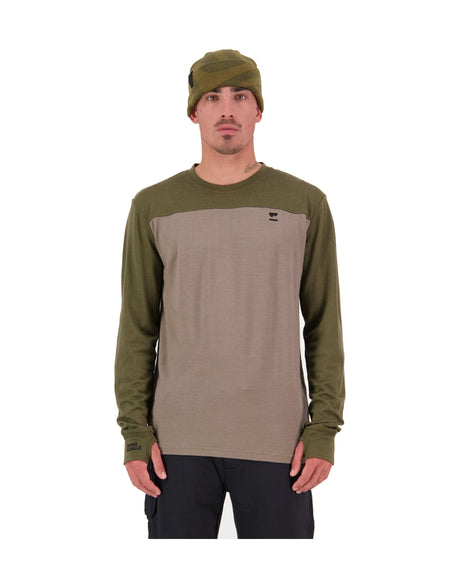 Mons Royale Mens Yotei Tech Long Sleeve Base Layer-aussieskier.com