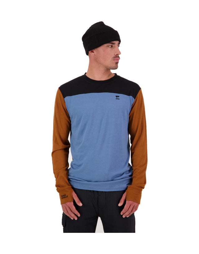 Mons Royale Mens Yotei Tech Long Sleeve Base Layer-aussieskier.com