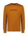 Mons Royale Mens Yotei Tech Long Sleeve Base Layer-Small-Classic Copper-aussieskier.com