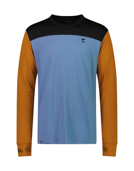 Mons Royale Mens Yotei Tech Long Sleeve Base Layer-Small-Retro Valley-aussieskier.com