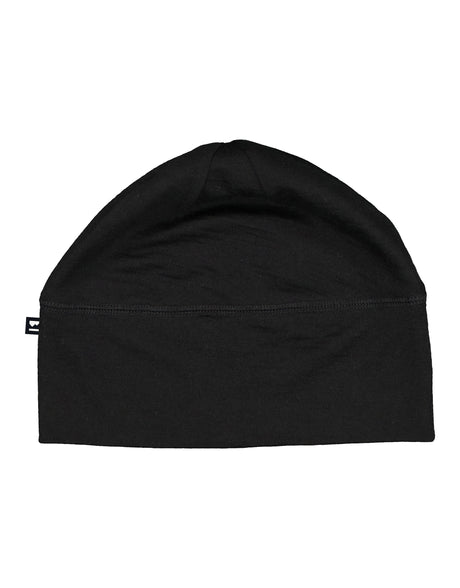 Mons Royale Tech Under Helmet Merino Beanie-Black-aussieskier.com