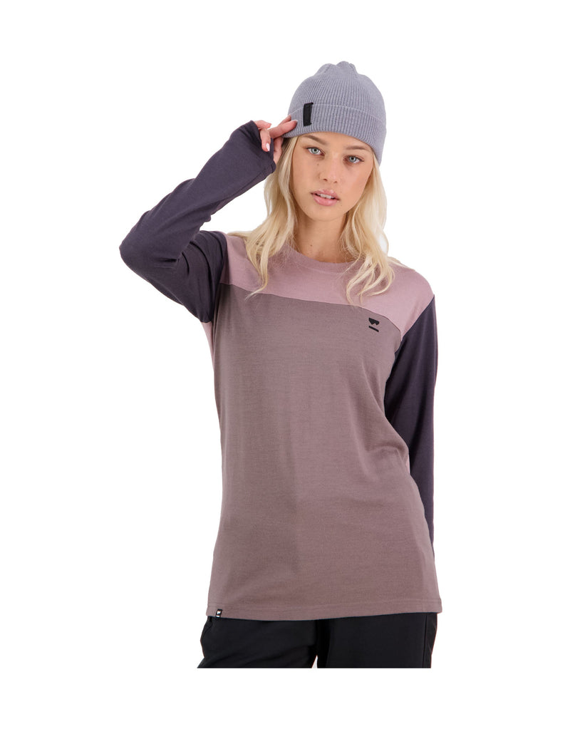 Mons Royale Womens Yotei BF Tech Long Sleeve Base Layer-aussieskier.com