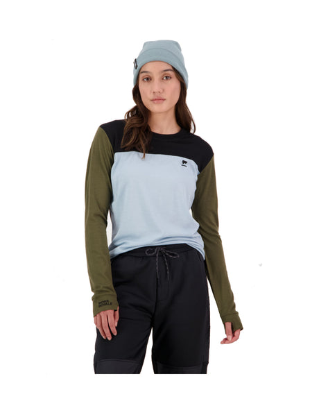 Mons Royale Womens Yotei BF Tech Long Sleeve Base Layer-aussieskier.com