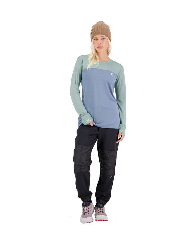 Mons Royale Womens Yotei BF Tech Long Sleeve Base Layer-aussieskier.com