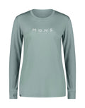 Mons Royale Womens Yotei BF Tech Long Sleeve Base Layer-Small-Classic Iceberg-aussieskier.com