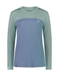 Mons Royale Womens Yotei BF Tech Long Sleeve Base Layer-Small-Iceberg / Powder Blue-aussieskier.com