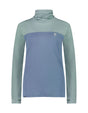 Mons Royale Womens Yotei High Neck Base Layer-Small-Iceberg / Powder Blue-aussieskier.com