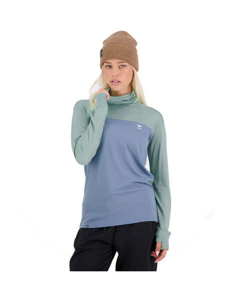 Mons Royale Womens Yotei High Neck Base Layer-aussieskier.com