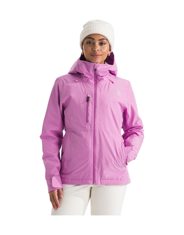 The North Face Descendit Womens Ski Jacket-X Small-Dragonfruit-aussieskier.com