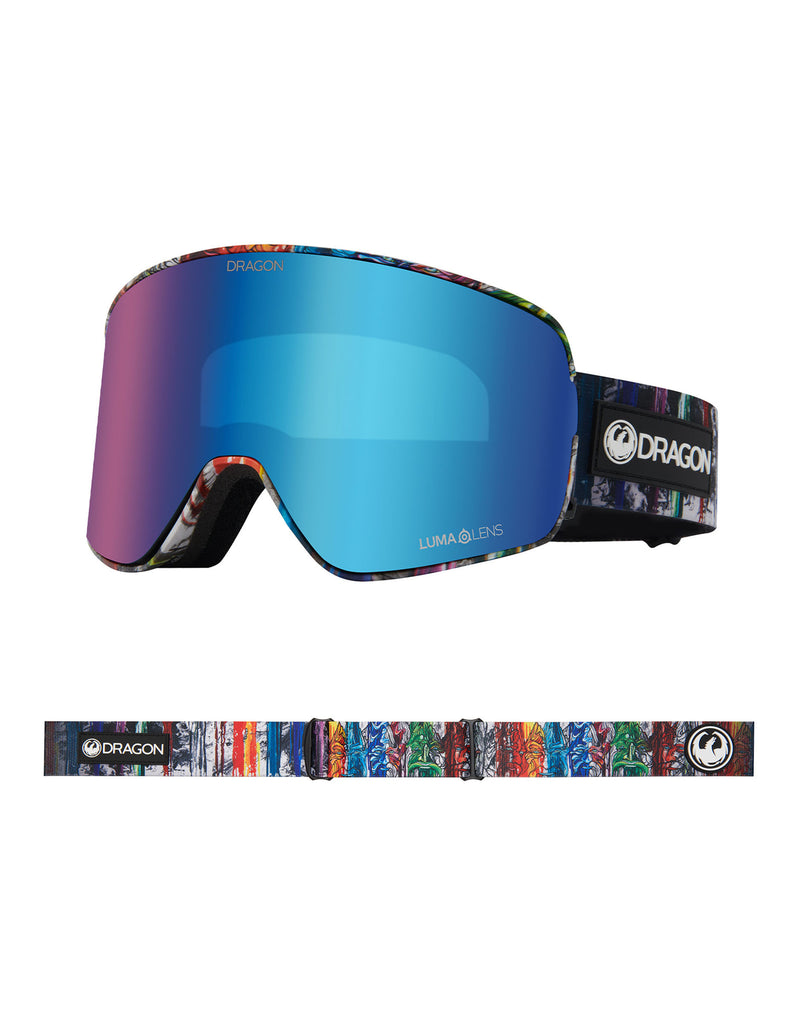 Dragon NFX2 Ski Goggles w/ Interchangeable Lens-Chris Benchetler / Lumalens Blue Ion Lens + Lumalens Violet Spare Lens-Standard Fit-aussieskier.com