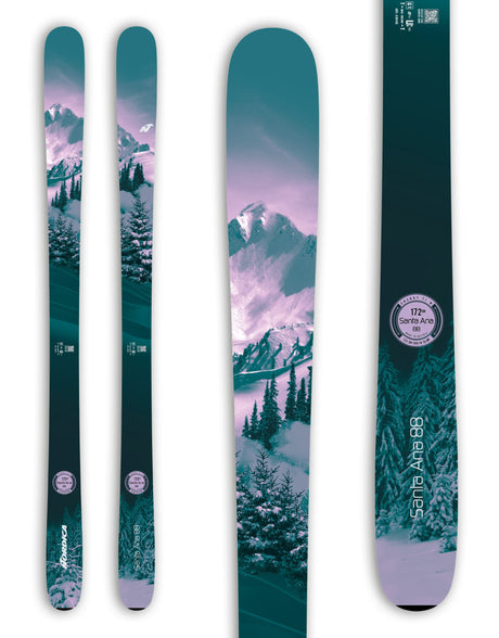 Nordica Santa Ana 88 Womens Skis 2024-aussieskier.com