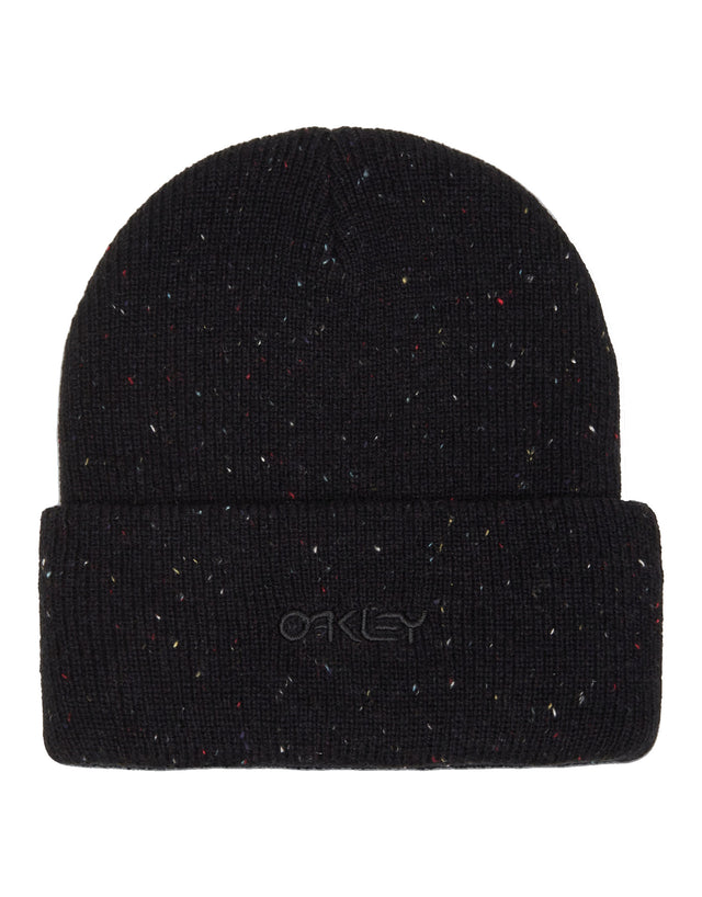 Oakley B1B Speckled Beanie-Blackout-aussieskier.com