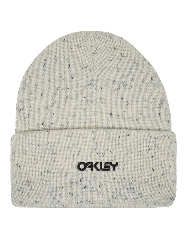 Oakley B1B Speckled Beanie-White-aussieskier.com