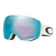 Oakley Flight Deck L Ski Goggles-Matte White / Prizm Sapphire Lens-aussieskier.com