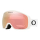 Oakley Flight Tracker M Ski Goggles-Matte White / Prizm Rose Gold Lens-aussieskier.com