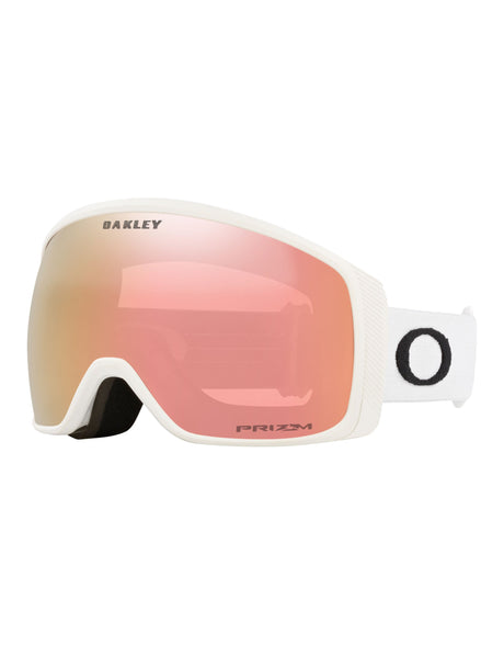 Oakley Flight Tracker M Ski Goggles-Matte White / Prizm Rose Gold Lens-aussieskier.com