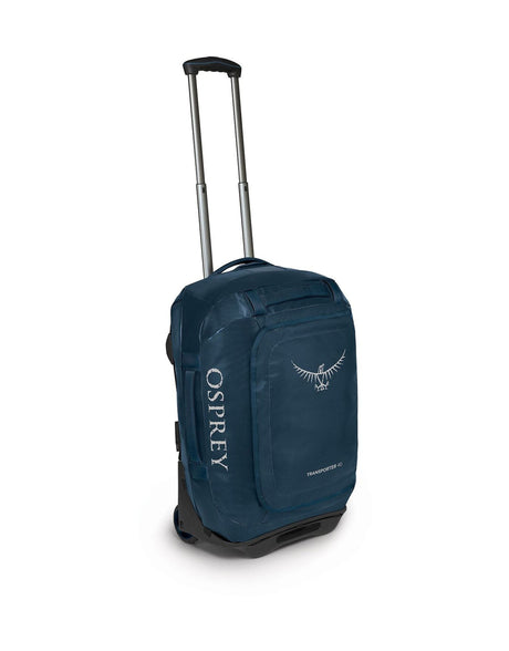 Osprey Wheeled Transporter 40 Duffel Bag-Venturi Blue-aussieskier.com