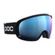 POC Fovea Clarity Comp Ski Goggles-Uranium Black / Spektris Blue Lens + Clarity No Mirror Spare Lens-aussieskier.com