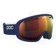 POC Fovea Clarity Ski Goggles-Lead Blue / Spektris Orange Lens-aussieskier.com