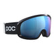 POC Fovea Mid Clarity Comp Ski Goggles-Uranium Black / Spektris Blue Lens + Clarity No Mirror Spare Lens-aussieskier.com