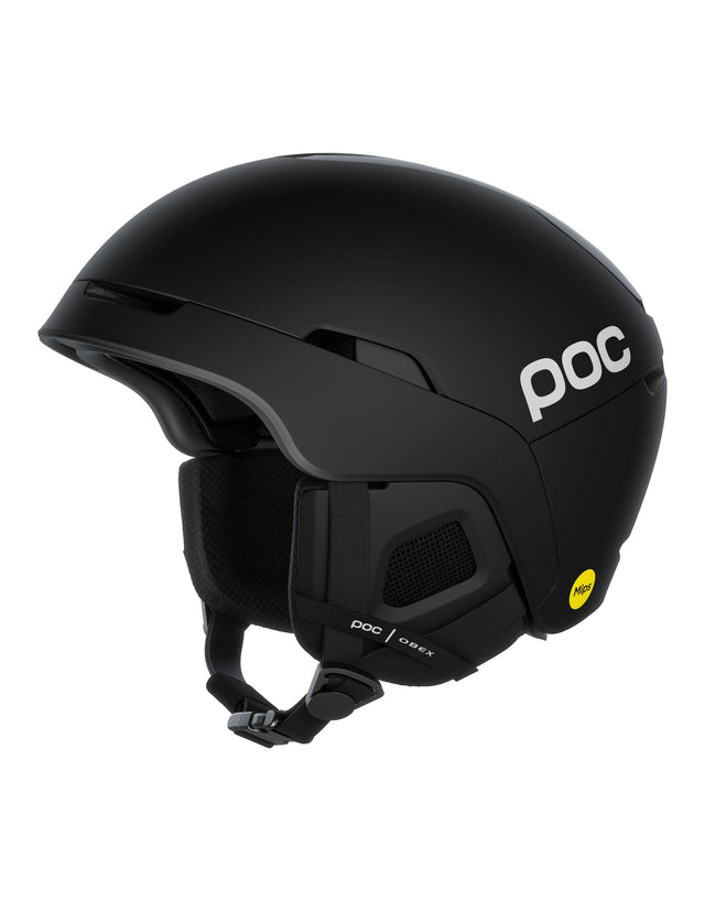 POC Obex MIPS Wide Fit Ski Helmet-X Small / Small-Matte Uranium Black-aussieskier.com