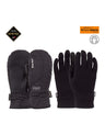 POW Crescent Short Gore Tex Womens Mittens-X Small-Black-aussieskier.com