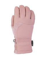 POW Stealth Womens Gloves-X Small-Misty Rose-aussieskier.com