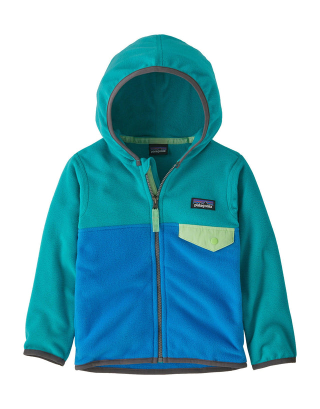 Patagonia Baby Micro D Snap-T Fleece Jacket-18M-Vessel Blue-aussieskier.com