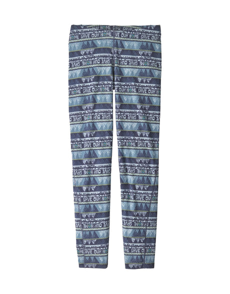 Patagonia Kids Capilene Midweight Thermal Bottoms-Small-Dolomite Blue-aussieskier.com