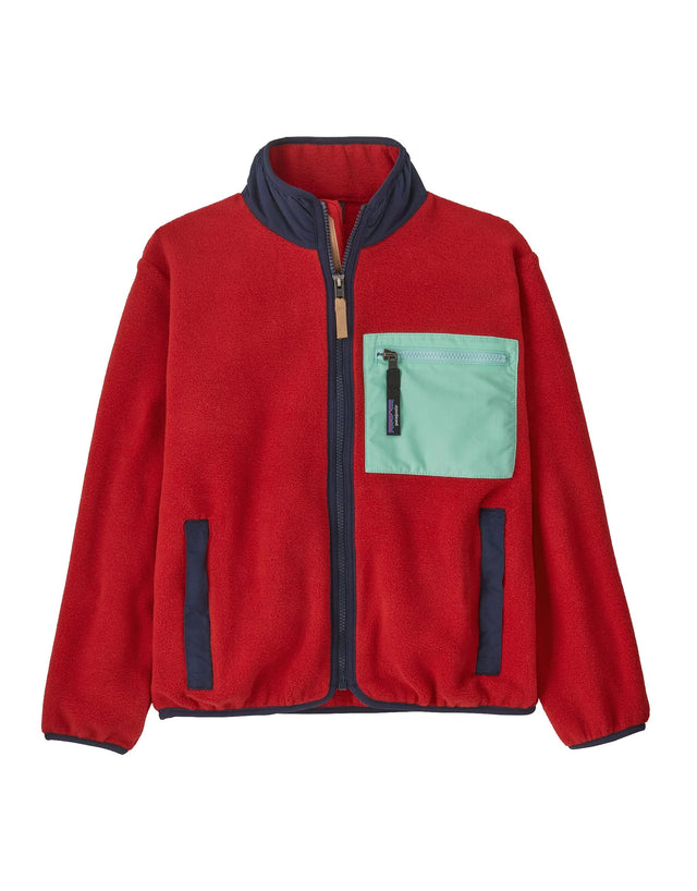 Patagonia Kids Synchilla Fleece Jacket-Small-Touring Red-aussieskier.com