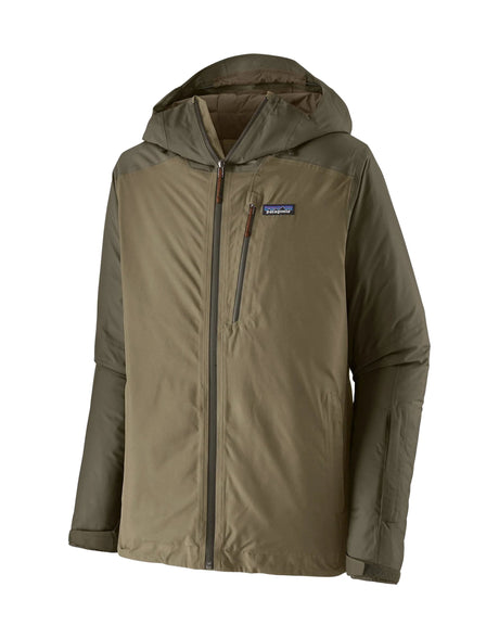 Patagonia Mens Insulated Powder Town Ski Jacket-Small-Sage Khaki-aussieskier.com