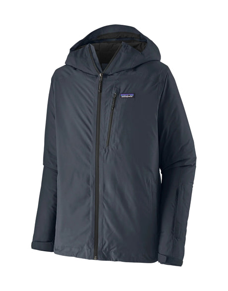 Patagonia Mens Insulated Powder Town Ski Jacket-Small-Smoulder Blue-aussieskier.com