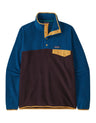 Patagonia Mens Lightweight Synchilla Snap-T Pullover Fleece-Small-Obsidian Plum-aussieskier.com