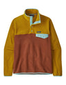 Patagonia Mens Lightweight Synchilla Snap-T Pullover Fleece-Small-Sisu Brown-aussieskier.com