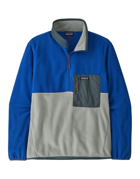 Patagonia Mens Microdini 1/4 Zip Fleece-Small-Sleet Green-aussieskier.com