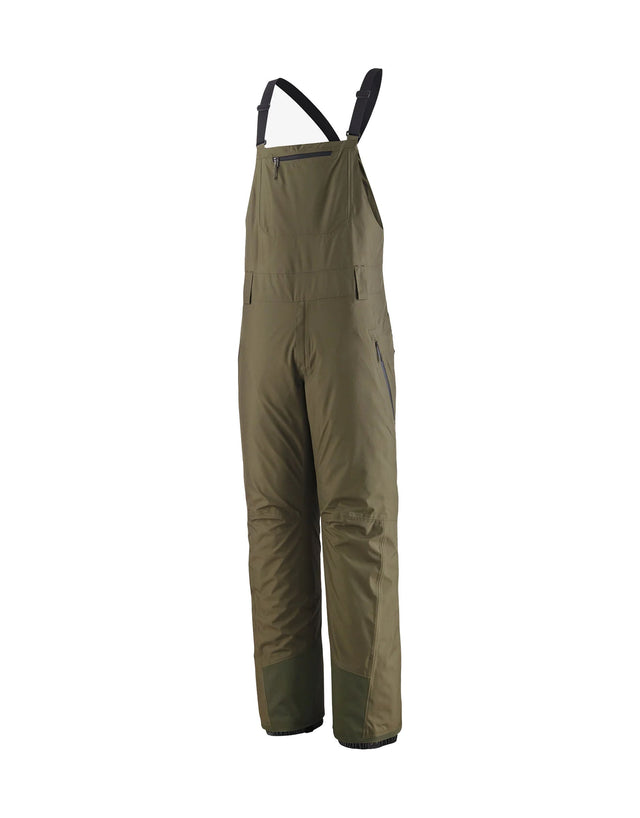 Patagonia Mens Powder Town Bib Ski Pants-Small-Basin Green-aussieskier.com