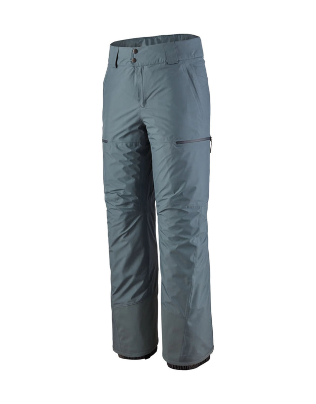 Patagonia Mens Powder Town Ski Pants-Small-Plume Grey-aussieskier.com