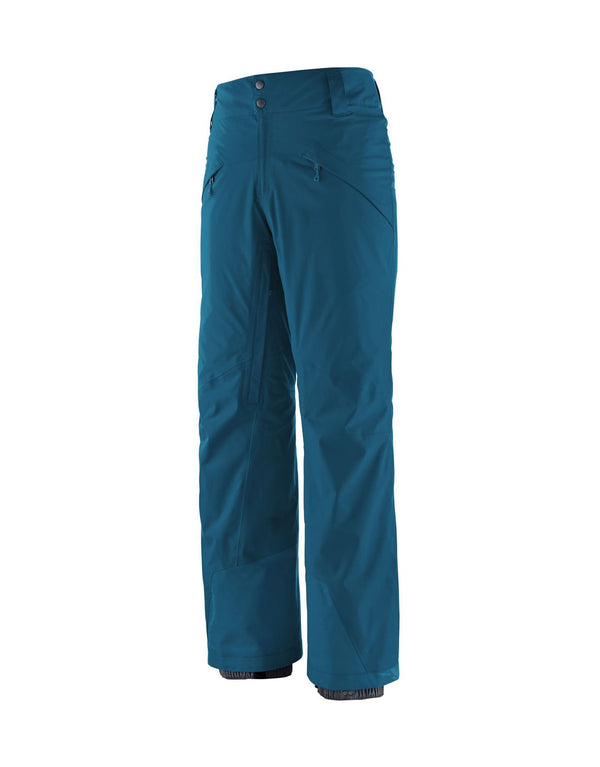 Patagonia Mens Snowshot Ski Pants-Small-Crater Blue-aussieskier.com