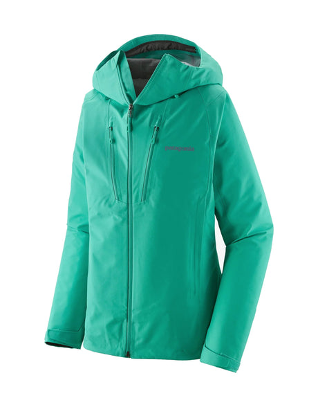 Patagonia Womens Triolet Gore Tex Ski Jacket-X Small-Fresh Teal-aussieskier.com