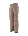 Patagonia Womens Insulated Powder Bowl Gore Tex Ski Pants-Small-Stingray Mauve-aussieskier.com