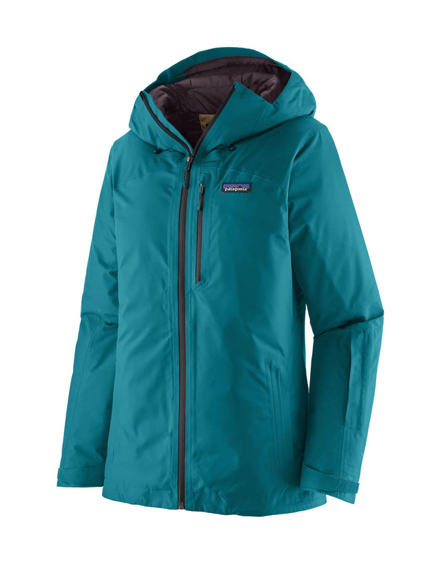 Patagonia Womens Insulated Powder Town Ski Jacket-X Small-Belay Blue-aussieskier.com