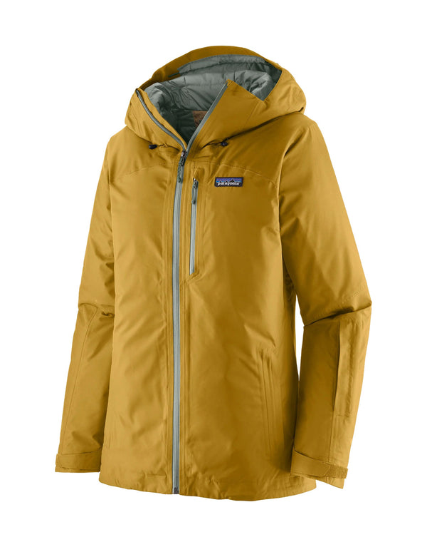 Patagonia Womens Insulated Powder Town Ski Jacket-X Small-Cosmic Gold-aussieskier.com