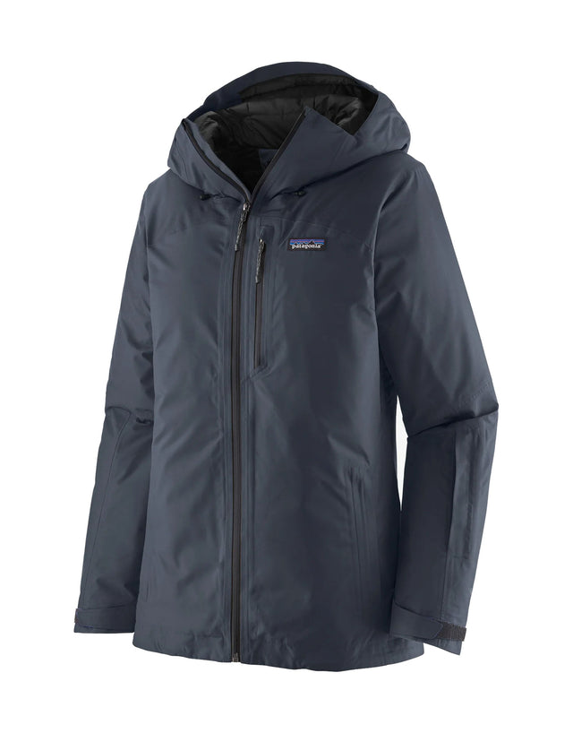 Patagonia Womens Insulated Powder Town Ski Jacket-X Small-Smoulder Blue-aussieskier.com