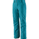 Patagonia Womens Insulated Powder Town Ski Pants-X Small-Belay Blue-aussieskier.com